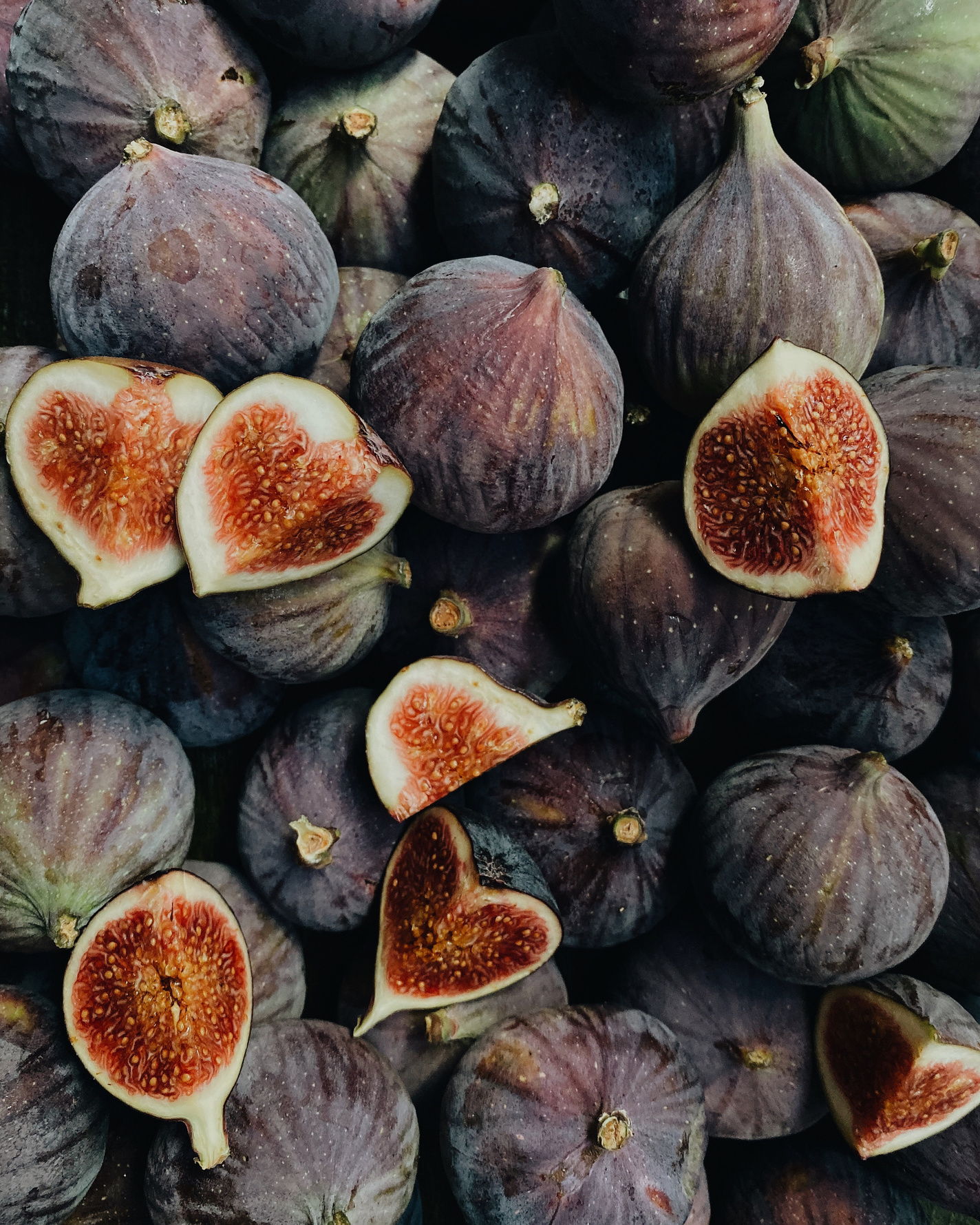 Close-Up Shot of Figs