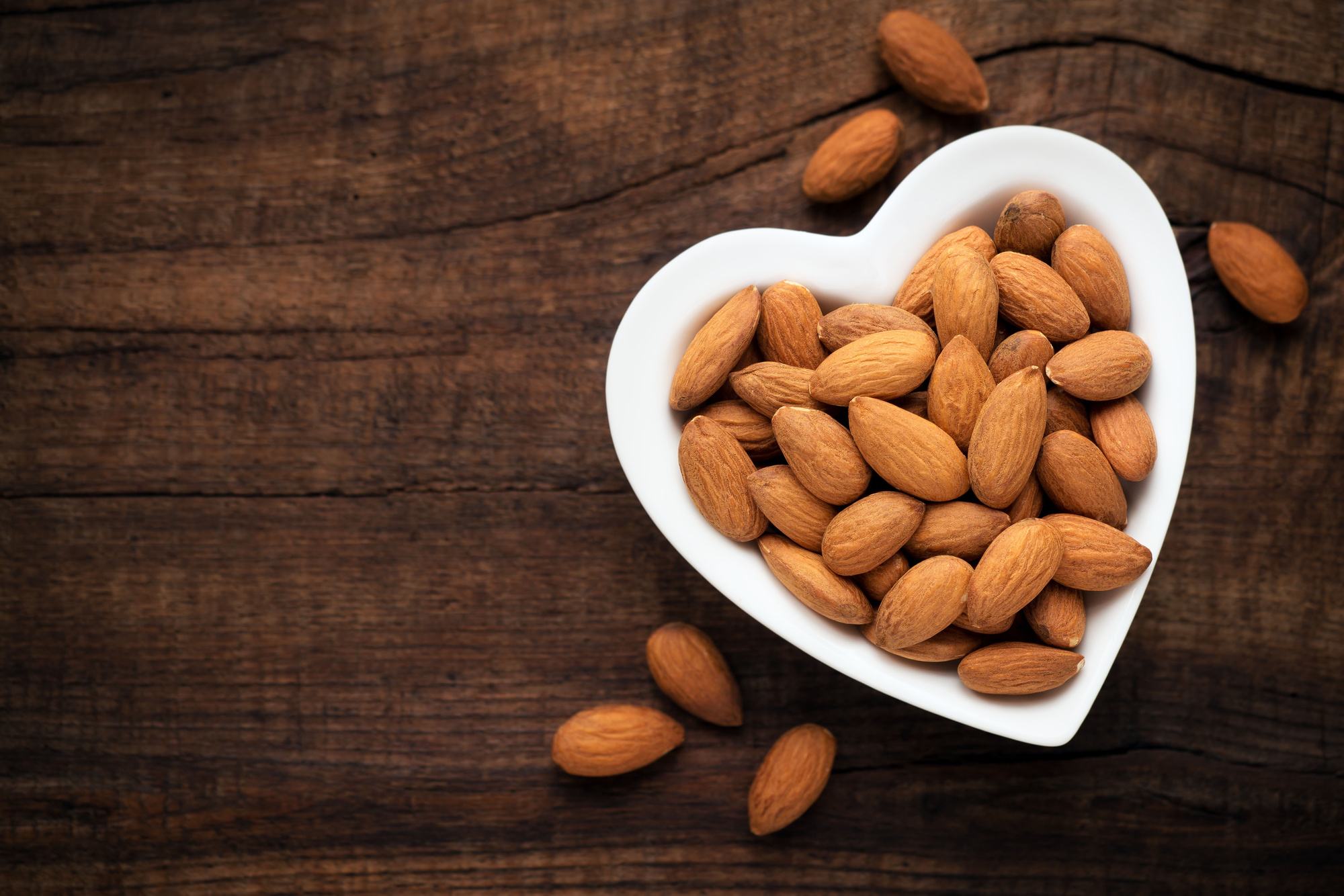 Almonds in a bowl