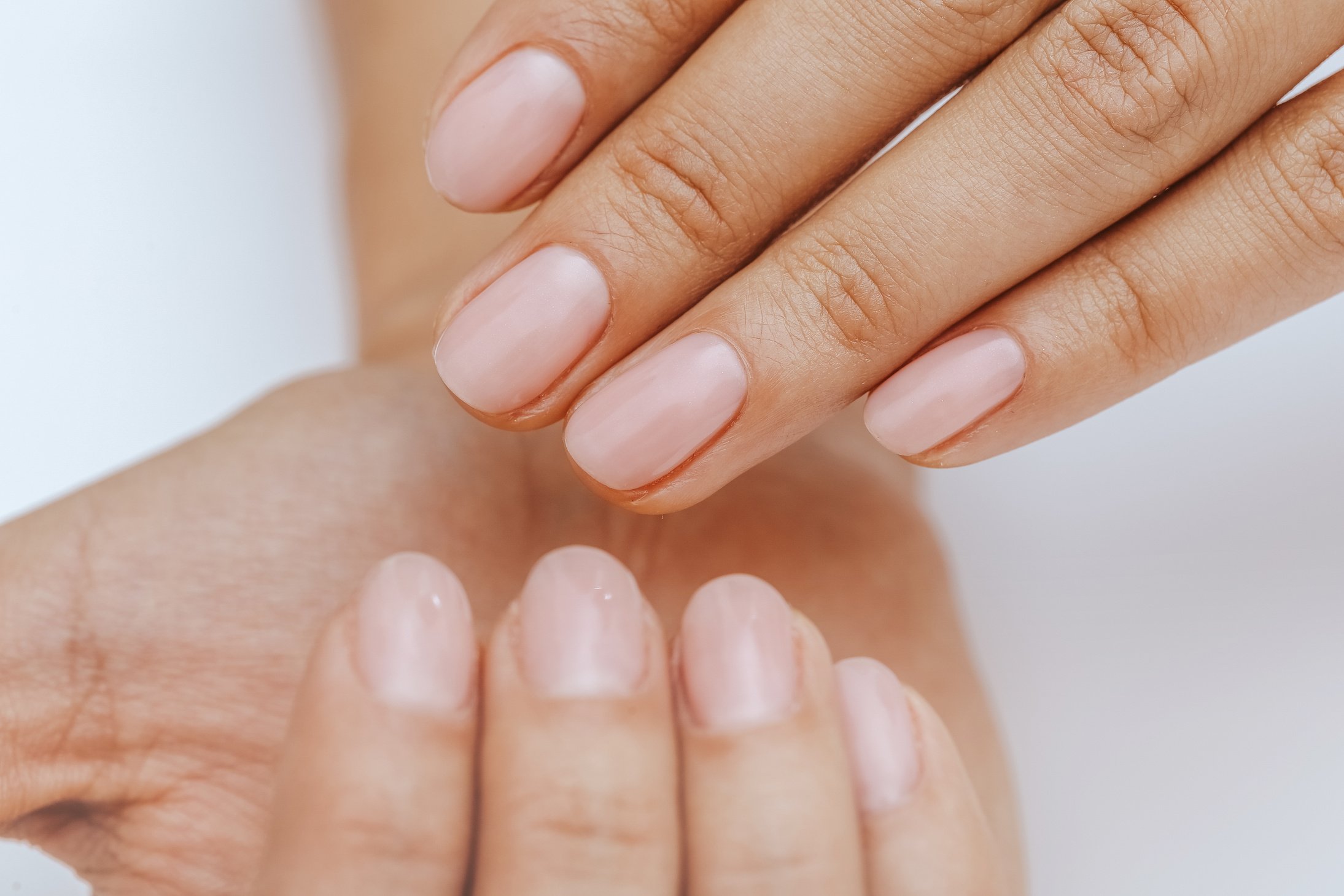 Natural nails, gel polish. Perfect clean manicure